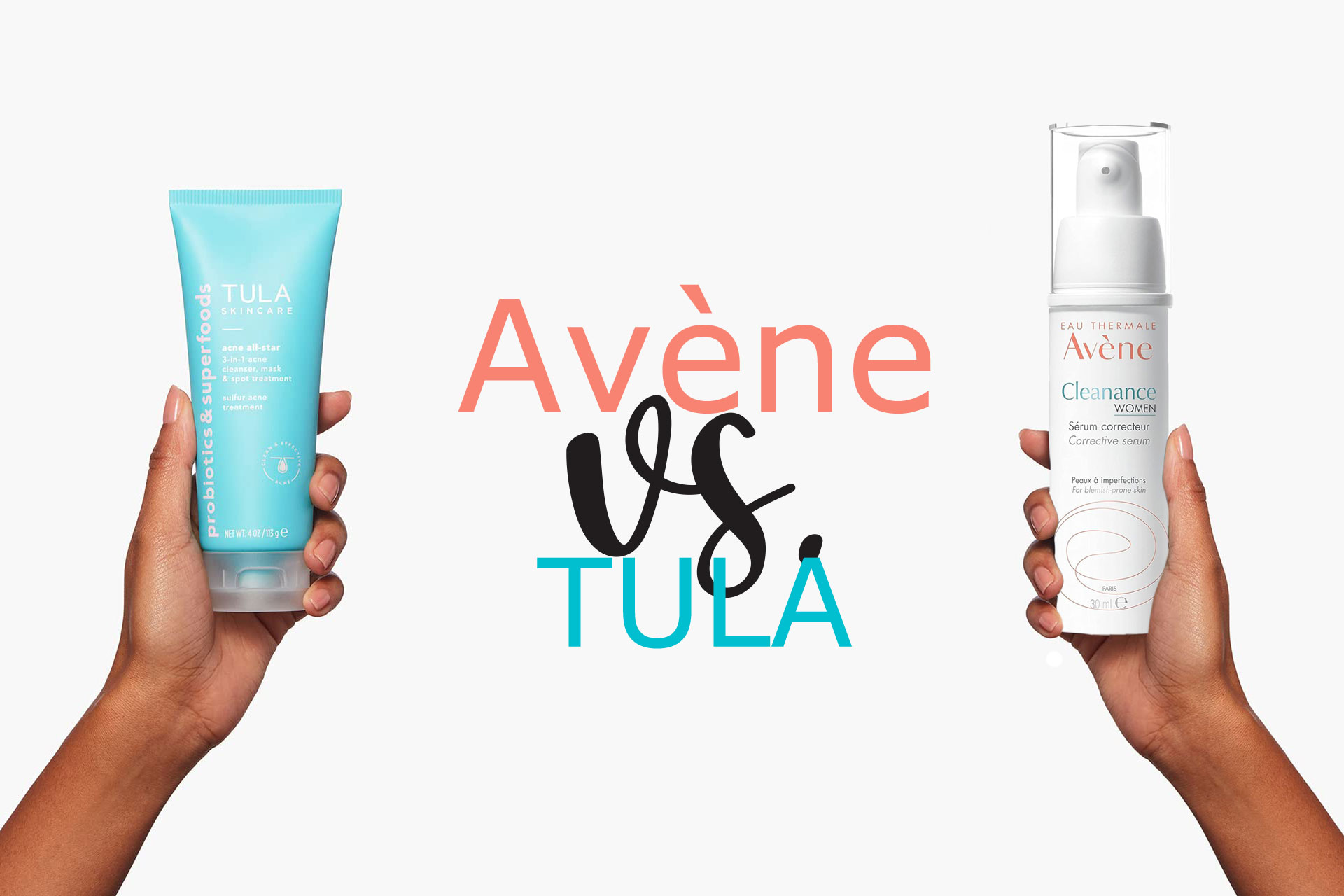 Acne Battle: A Personal Comparison of 2 Skin Care Products Tula vs. Avène